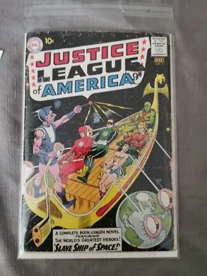 Buy DC JUSTICE LEAGUE OF AMERICA #3 1961 1st Appearance Of Kanjar Ro Key Issue Torn • 65.99£