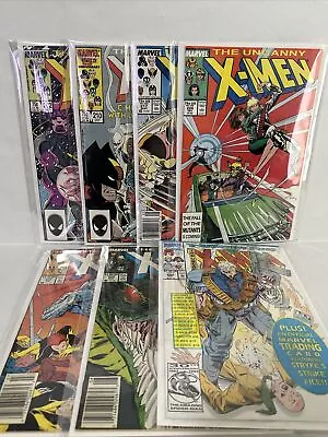 Buy Uncanny X-men #'s 202 210 217 224 231 232 294 Marvel Copper Age Lot X7 • 24.01£