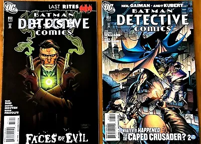 Buy BATMAN  IN DETECTIVE 852 And 853   FACES OF EVIL -  HUSH  And CATWOMAN • 5.42£