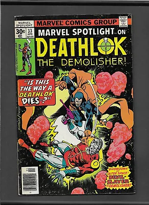 Buy Marvel Spotlight #33 (1971 Series) 1st Appearance Of Devil-Slayer [Final Issue] • 11.38£