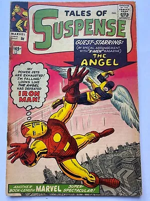 Buy TALES OF SUSPENSE #49 Iron Man 1st X-Men Crossover Marvel Age 1964 GD • 59.95£