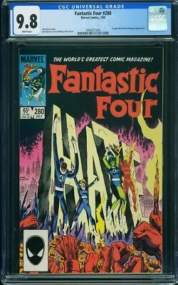 Buy Fantastic Four #280 CGC 9.8 1985 Marvel (1st App Malice) Psycho-Man Hate Monger • 79.94£