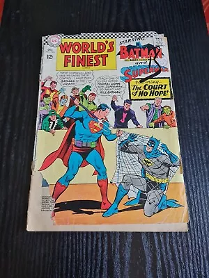 Buy World's Finest Comics 163 DC Silver Age 1966 Batman Superman • 7.15£