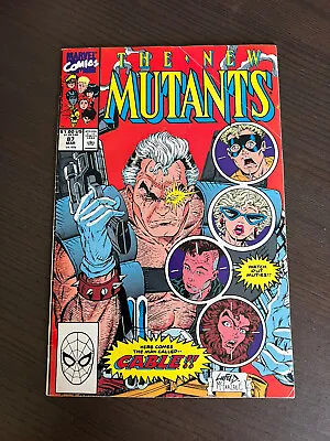 Buy New Mutants #87 First Appearance Of Cable 1st Print Marvel Comics • 89.95£