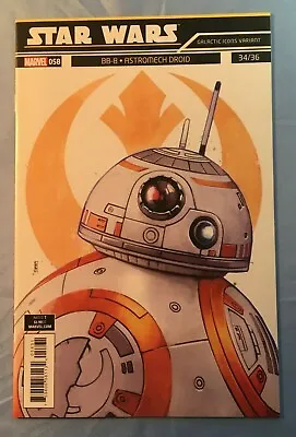 Buy Star Wars #58 Galactic Icons Variant ***BB-8*** 34/36 NM Marvel 2019 • 4.76£