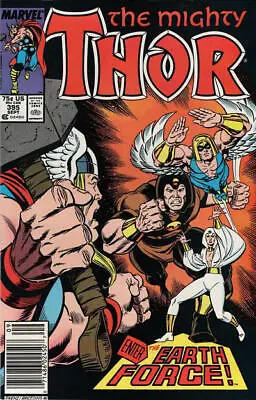 Buy Thor #395 (Newsstand) VF; Marvel | 1st Appearance Earth Force - We Combine Shipp • 9.64£