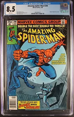 Buy AMAZING SPIDER-MAN  #200  CGC  VF8.5  White Pages!    4024949011 • 34.78£