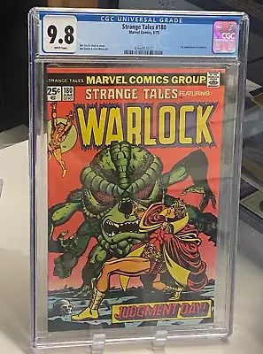 Buy Strange Tales #180 CGC 9.8 WHITE PAGES! 1st Appearance Of Gamora! Killer Deal! • 2,707.94£
