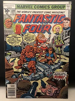Buy Fantastic Four #180 Comic Marvel Comics Bronze Age Reader Copy • 3.99£
