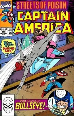 Buy Captain America (1968) # 373 (8.0-VF) 1st Leon Hoskins 1990 • 7.20£
