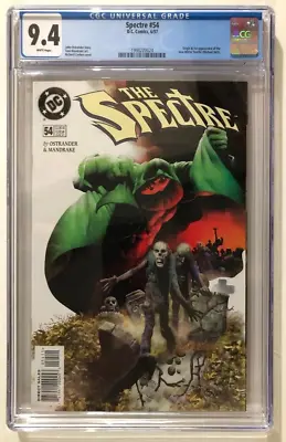 Buy The Spectre 1994 # 54 Cgc 9.4 Nm 1st Appearance Of Mister Terrific Michael Holt • 238.30£