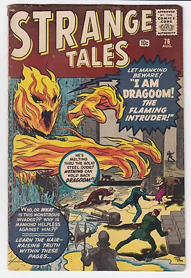 Buy Strange Tales #76 (3.0/3.5) Kirby/Ditko - 1960 • 78.97£