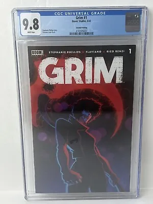 Buy Grim #1 Second Printing Boom! Studios June 2022 CGC Graded 9.8 • 43.23£