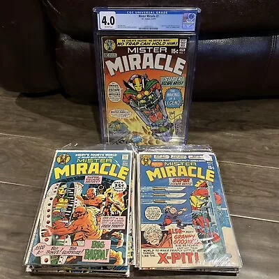 Buy Mister Miracle 1-25 Complete Set Lot Jack Kirby 1st Appearance Big Barda CGC • 395.30£