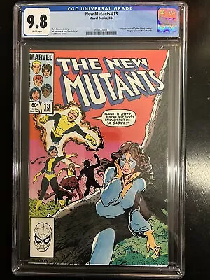Buy New Mutants #13 1st App Cypher White Pages Marvel 1984 CGC 9.8 • 65.80£