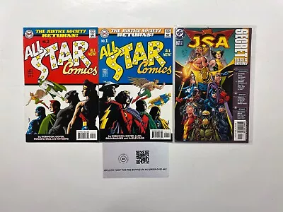 Buy 3 Justice Society Of America DC Comic Books # 1 2 2 Superman Wonder Woman 9 JS43 • 14.41£