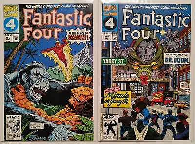 Buy Fantastic 4 Four: #360, 361 KEY 1ST DREADFACE HOLIDAY SPECIAL 1992 Marvel SET VF • 4.64£