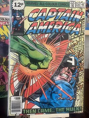 Buy Captain America 230 KEY Layton Wilson ,Hulk Cover Marvel 1979 • 20£