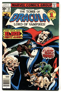 Buy TOMB OF DRACULA #58 Solo Blade Issue-MARVEL-HORROR • 42.77£