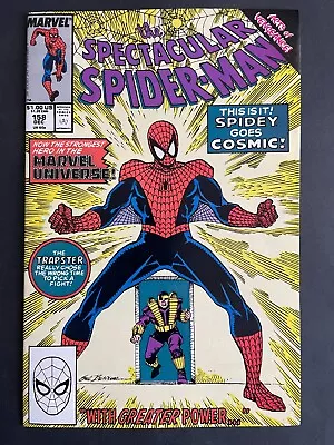 Buy The Spectacular Spider-Man #158 Cosmic Spider Marvel 1989 Comics • 5.13£