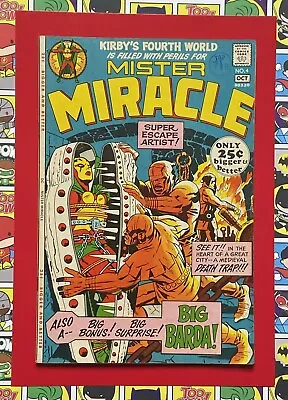 Buy MISTER MIRACLE #4 - OCT 1971 - 1st BIG BARDA APPEARANCE - FN (6.0) CENTS COPY! • 59.99£