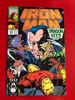 Buy Marvel Comics Iron Man #272 (Sep. 1991) Mandarin Fing Fang Foom • 9.45£