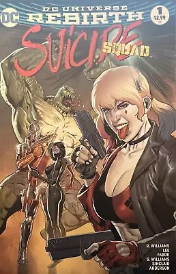 Buy DC Universe Rebirth Suicide Squad #1 Rhyl Comic And Disc Company Exclusive 2016 • 6.39£