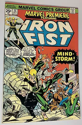 Buy Marvel Premiere #25 (1975) 1st John Byrne Art On Iron Fist In 8.0 Very Fine • 29.17£