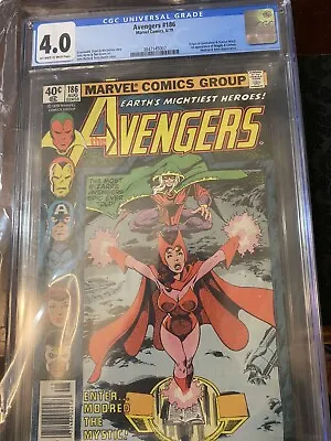 Buy Avengers 186 CGC 4.0 1st Chthon 1st Magda Org Scarlet Witch UNPRESSED NEWSSTAND  • 60.19£