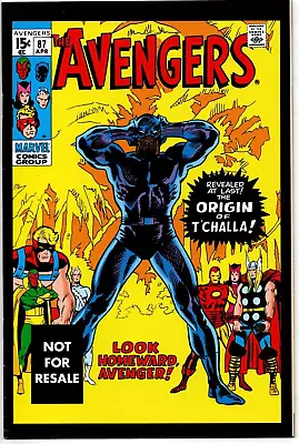 Buy The Avengers # 87 Toybiz Reprint Oforigin Black Panther Bagged & Boarded • 5.99£