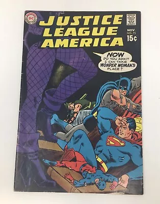 Buy 1969 Justice League Of America #75 Key Issue 1st Silver Age Black Canary • 39.58£