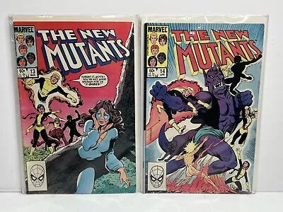 Buy The New Mutants 13 & 14 Marvel Comics 1983 Chris Claremont Sal Buscema Key • 12.03£