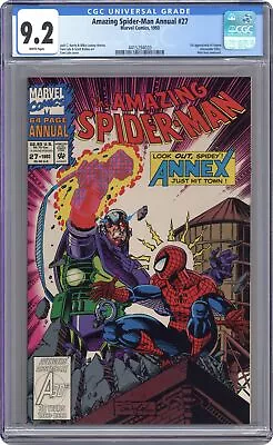 Buy Amazing Spider-Man Annual #27U Lyle Unbagged Variant CGC 9.2 1993 4415294020 • 32.41£
