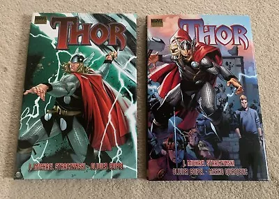 Buy Thor Volume 1 And 2 Hardcover By J.Michael Straczynski - Marvel Premiere Edition • 20£