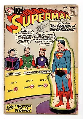 Buy Superman #147 VG- 3.5 1961 1st App. Legion Of Super-Villains • 84.39£