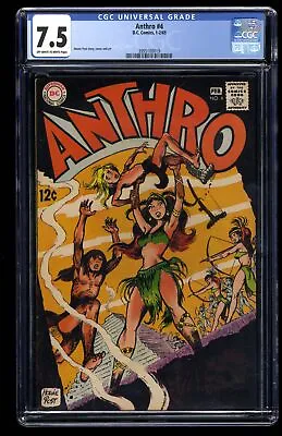 Buy Anthro #4 CGC VF- 7.5 Off White To White Superboy Ad With Neal Adams Art! • 38.38£