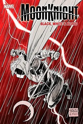 Buy Moon Knight: Black, White & Blood #1 1:25 Stan Sakai Variant • 22£