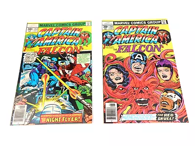 Buy Captain America/Falcon Issues 210,213 Kirby Cover/Art Marvel Comics VG+ • 10.45£