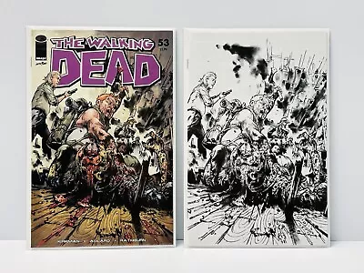 Buy The Walking Dead #53 Regular & Sketch Variant Comic Book Set 15th Anniversary • 14.60£