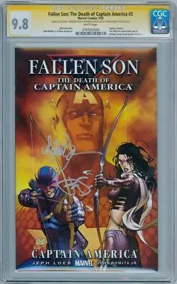 Buy FALLEN SON CAPTAIN AMERICA #3 CGC 9.8 SS SIGNED X2 MICHAEL TURNER KATE BISHOP • 199.95£
