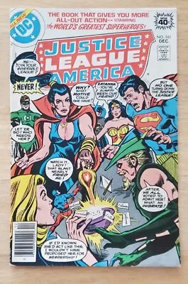 Buy Justice League Of America Issue 161 Vintage DC Comics 1978 • 20.82£