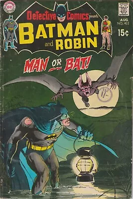Buy Detective Comics #402 (1970) “Man Or Bat!” Neal Adams Cover • 49£