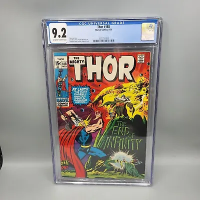Buy Thor #188  CGC 9.4 OW/WP Marvel 1971. Stan Lee John Buscema • 150.21£