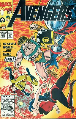 Buy Avengers #359 By Harris Epting Black Knight Sersi Crystal Black Widow NM/M 1993 • 3.19£