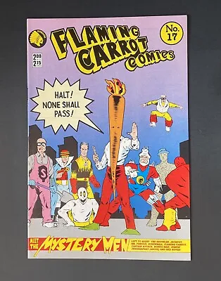 Buy Flaming Carrot Comics #17 1987 | 2nd App Of Mystery Men Aardvark-Vanaheim VF • 11.94£