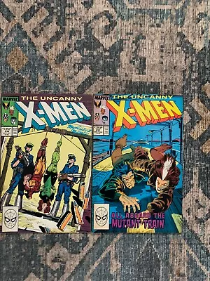 Buy Uncanny X-men 236 & 237  THEY LOOK FN Please See Pics My Opinion • 15.81£