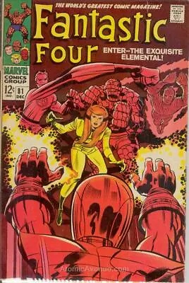 Buy Fantastic Four (Vol. 1) #81 VG; Marvel | Low Grade - Stan Lee Jack Kirby - We Co • 15.80£
