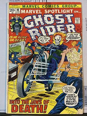 Buy Marvel Spotlight #10 On Ghost Rider (1973) 1st App & Origin Of Witch-woman • 14.39£