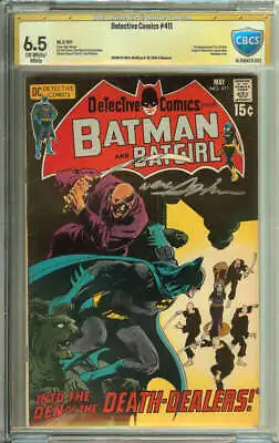 Buy Detective Comics #411 Cgc 6.5 Ow/wh Pages // Signed By Neal Adams • 355.77£