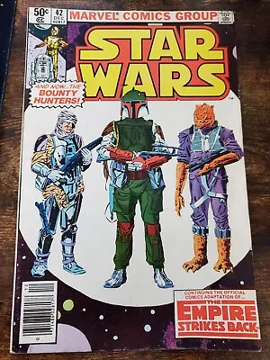 Buy Vintage Star Wars #42 Comic Book 1st Appearance Boba Fett Marvel Comics Dec 1980 • 198.28£